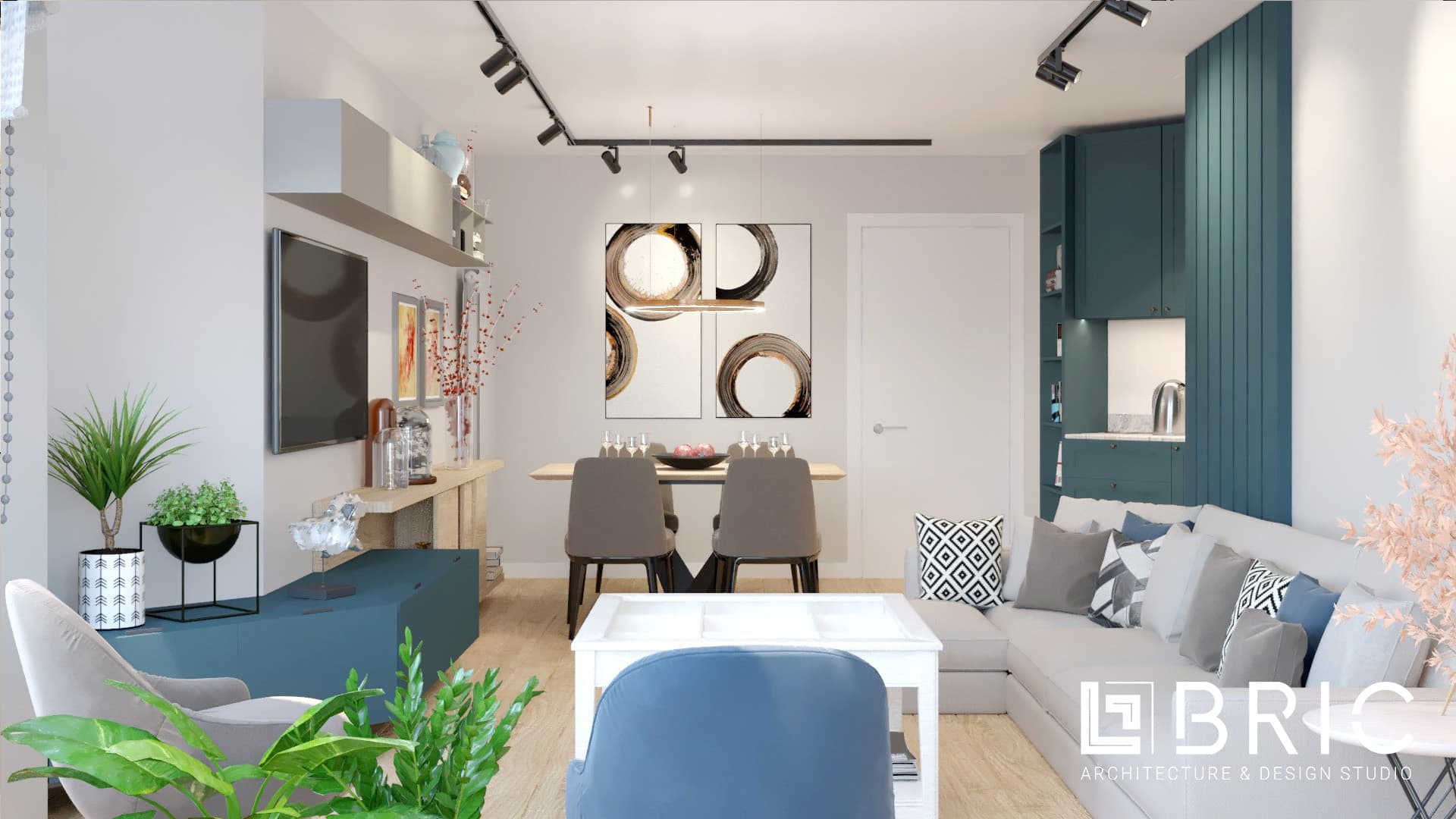 A clean-lined residence designed with natural light in mind.