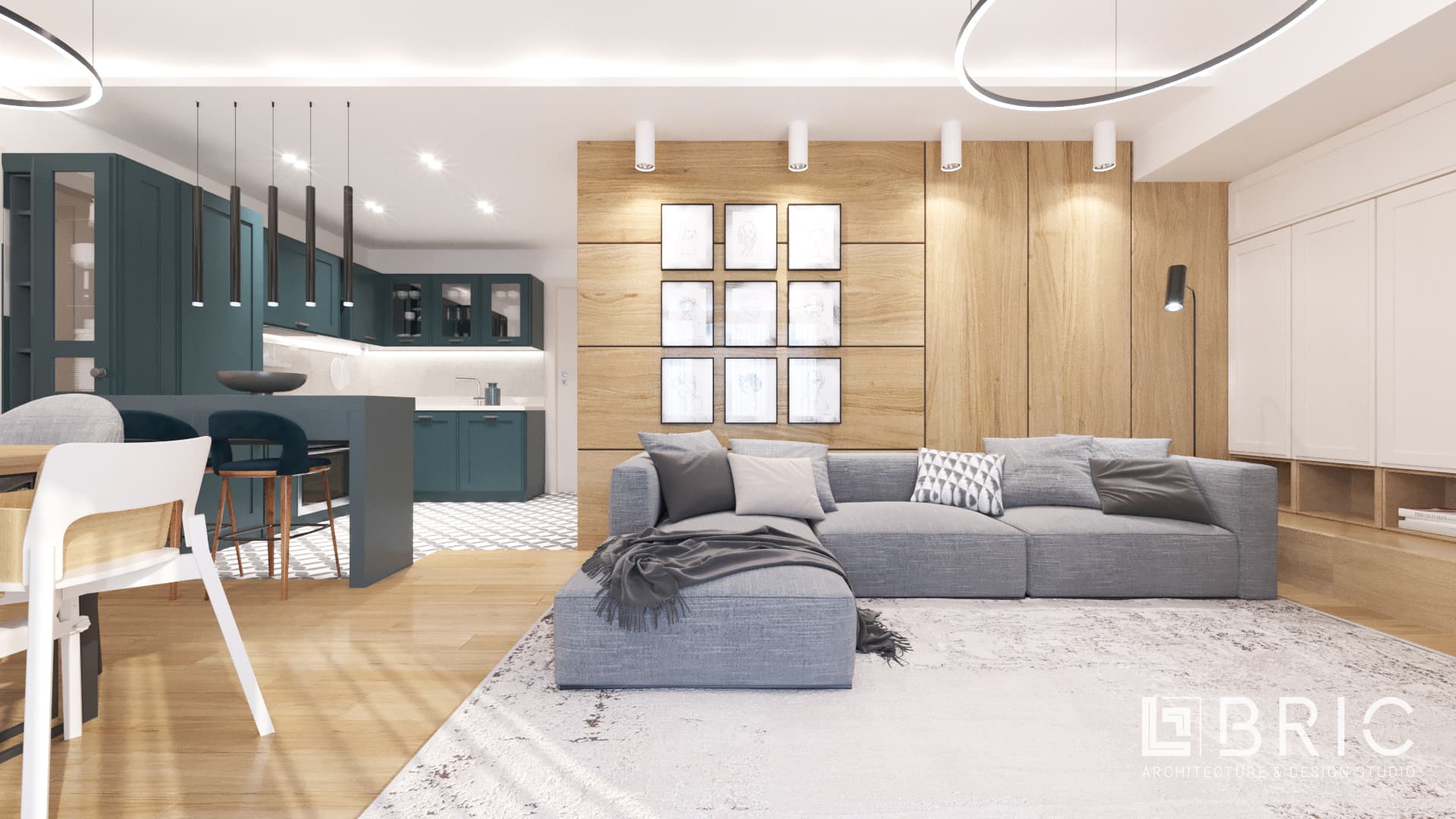 A clean-lined residence designed with natural light in mind.