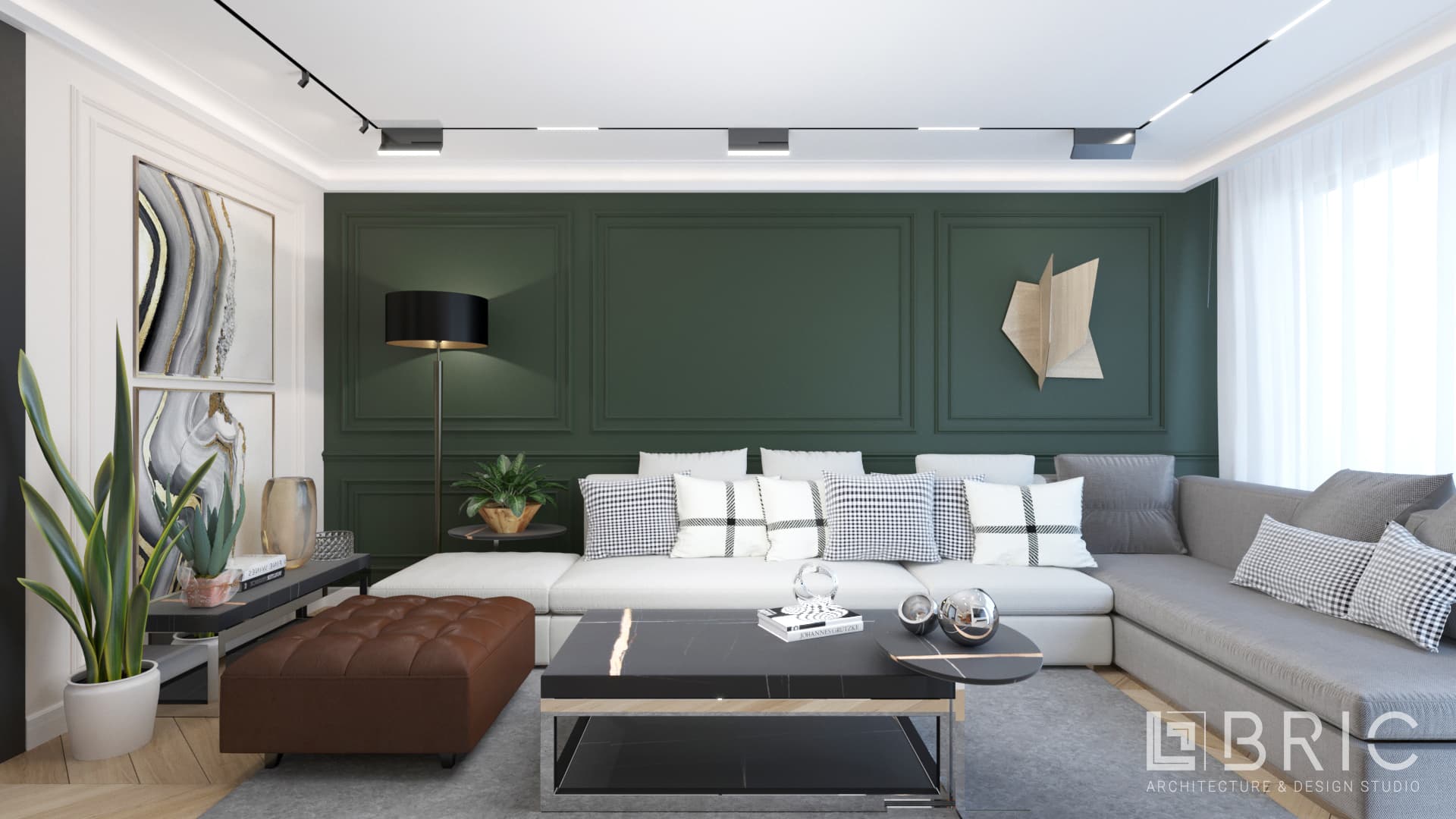 A clean-lined residence designed with natural light in mind.